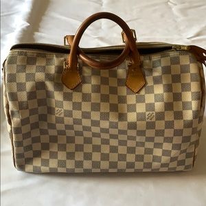 Louis Vuitton Speedy 30 Damier Azur Canvas
